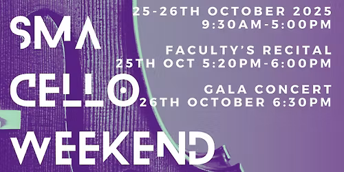 SMA Cello Weekend 2025
