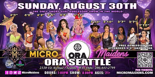 Seattle, WA - Micro Maidens Dwarf Dancers @Ora Seattle