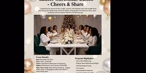 Ladies Christmas Lunch - Cheers & Share