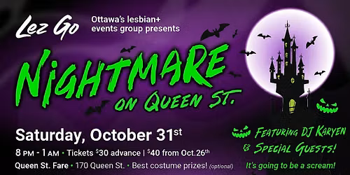Lez Go presents Nightmare on Queen Street 2026