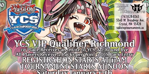 YGO YCS VIP Qualifier Richmond
