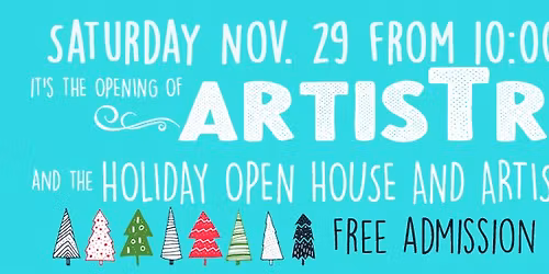 Holiday Artists' Market and Artist Tree Exhibit opening