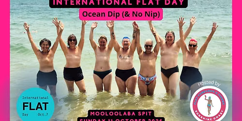 International Flat Day Ocean Dip
