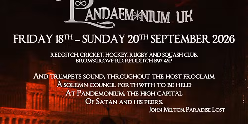Pandaemonium UK 2026