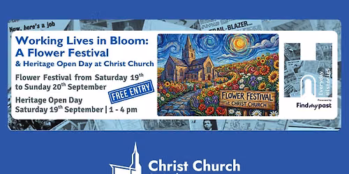 \ud83c\udf38 Working Lives in Bloom: A Flower Festival & Heritage Open Day