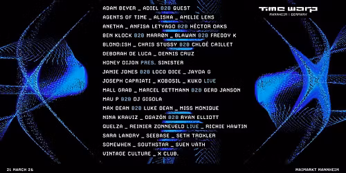 Time Warp Mannheim | Germany 2026