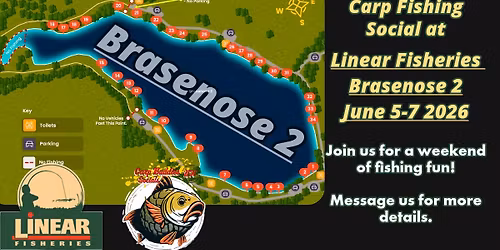 Carp Fishing Social at Linear Fisheries-Brasenose 2