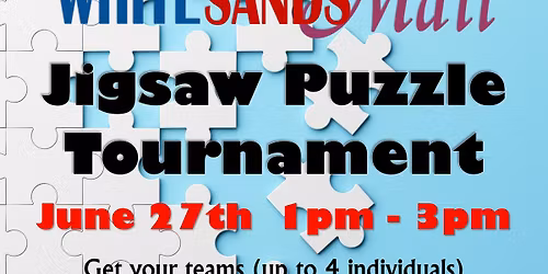 2nd Annual Jigsaw Puzzle Tournament