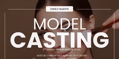 Master Makeup class MODEL CALL