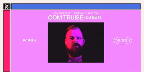 Com Truise at ZeyZey Miami