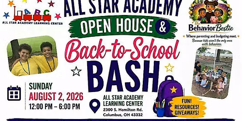 All Star Academy Open House & Back To School Bash