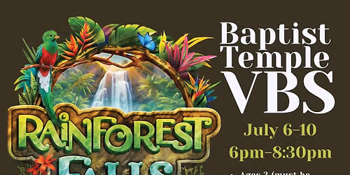 Rainforest Falls VBS 2026