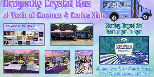 Dragonfly Crystal Bus at the Taste of Clarence