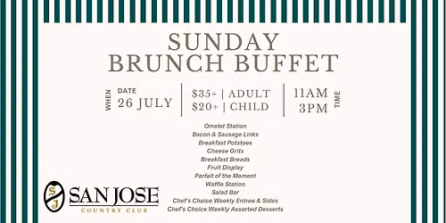 Sunday Brunch Buffet