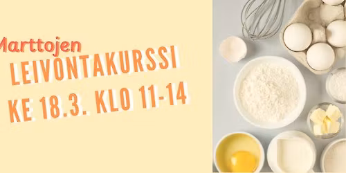 Marttojen leivontakurssi