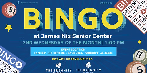 Bingo at James Nix Senior Center