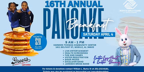 16th Annual Pancake Breakfast Fundraiser