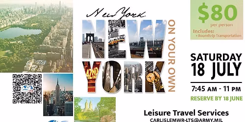 New York City Trip On Your Own