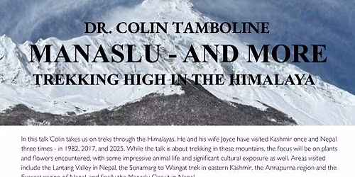 Manaslu -- and more: Trekking High in the Himilaya