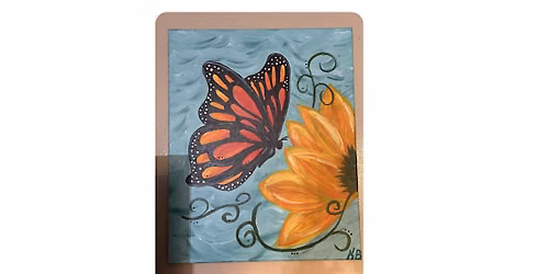 Calgary\u2019s Paint & Sip Experience at Raw Canvas: $45 Wednesday 1\/2price rose