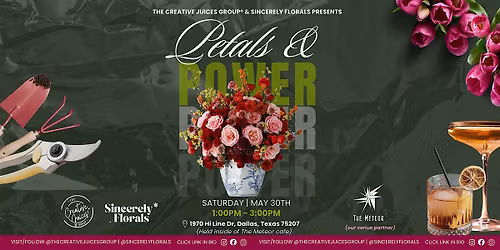 Petals & Power | An Immersive Floral Experience