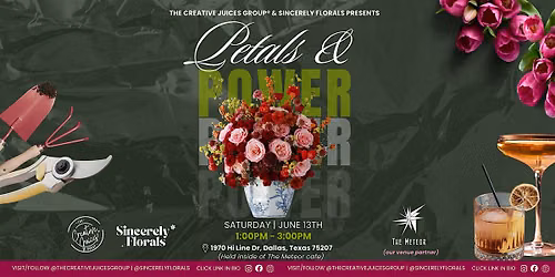 Petals & Power | An Immersive Floral Experience