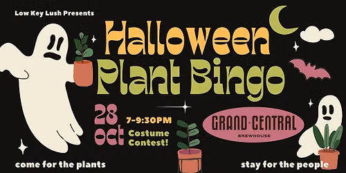 Halloween Plant Bingo 10\/28 @ Grand Central Brewhouse | St. Pete