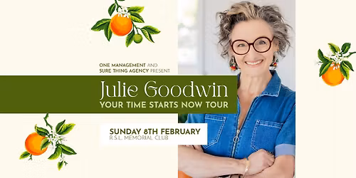 Julie Goodwin - Your Time Starts Now Tour