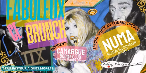 LE FABULEUX BRUNCH Special Guest NUMA (Rosa Bonheur, Paris)