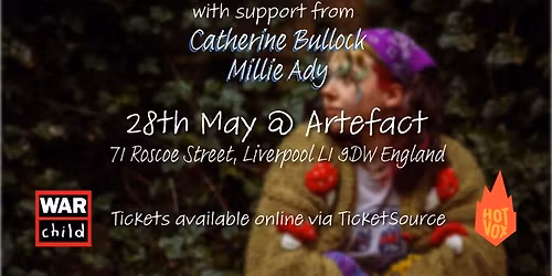 Broadcast Watch Party + Networking Night: Fundraiser for War Child UK