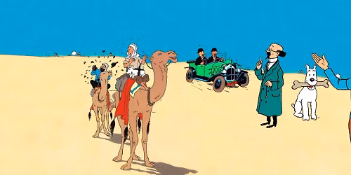 Tintin in Paris