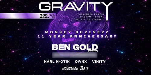 Monkey BuzinezZ 11 year anniversary w\/ Ben Gold [3H SET] & more