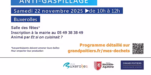 \ud83e\udd63 Atelier cuisine \u2013 Anti-gaspillage