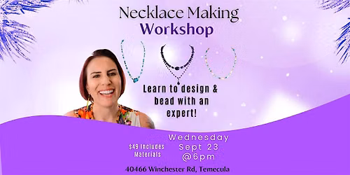 Necklace Making Workshop with Jillian