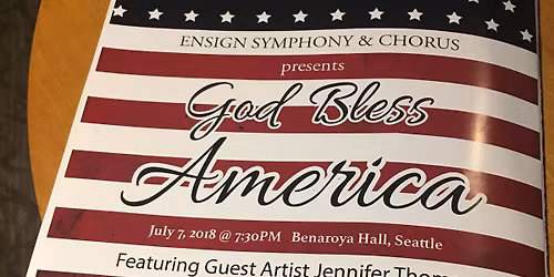 Ensign Symphony and Chorus - Americana at Benaroya Hall - Taper Auditorium