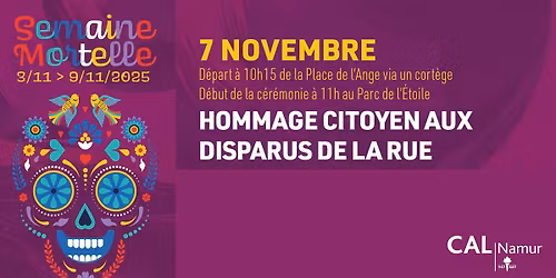 Hommage citoyen aux disparus de la rue