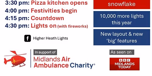 Higher Heath lights - 3 miles south of Whitchurch
