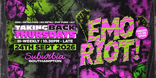 Taking Back Thursdays: EMO RIOT!