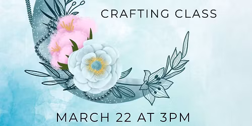 Floral Crescent Moon Wreath - Make & Take