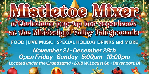 Mistletoe pop-up bar 