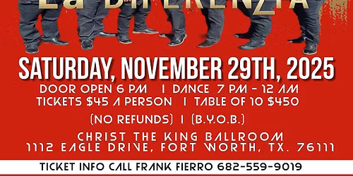 Hispanic Angels of Tarrant County 6th Annual Fundraiser Dance 