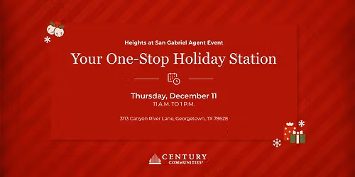 Agent-Exclusive Holiday Event in Georgetown