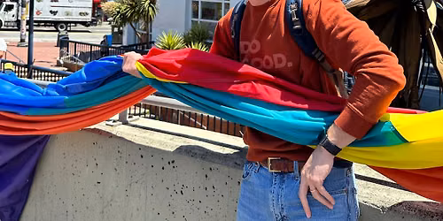 Castro Pride Flag Changing Ceremony 