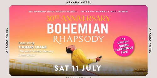 Queen Bohemian Rhapsody - 50th Anniversary Show | Adelaide