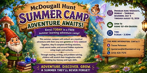 Summer Camp at McDougall Hunt