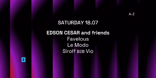 18.07 TOFFLER Presents EDSON CESAR and friends