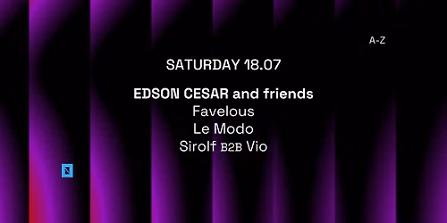 18.07 TOFFLER Presents EDSON CESAR and friends