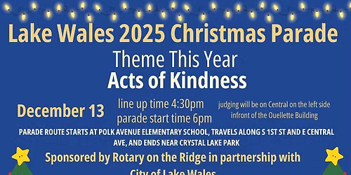 Lake Wales Christmas Parade Registration 