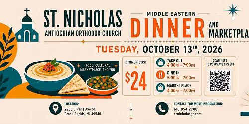 St. Nicholas Annual Middle Eastern Dinner & Marketplace