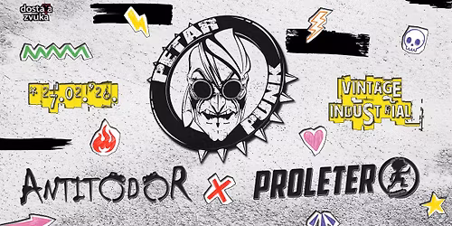 PETAR PUNK + Antitodor & Proleter \/ VIB \/ 27.02.'26.